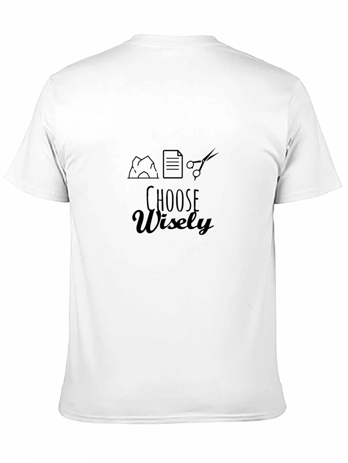 Choose Wisely T-Shirt - Rock Paper Scissors
