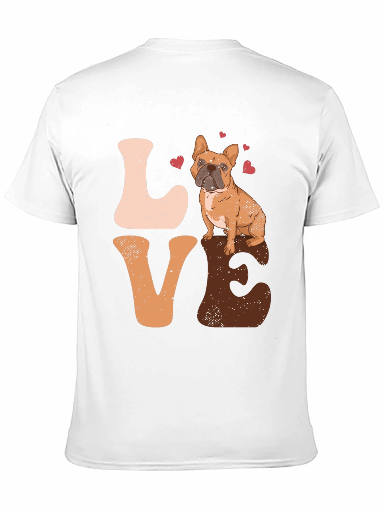French Bulldog LOVE Graphic Tee