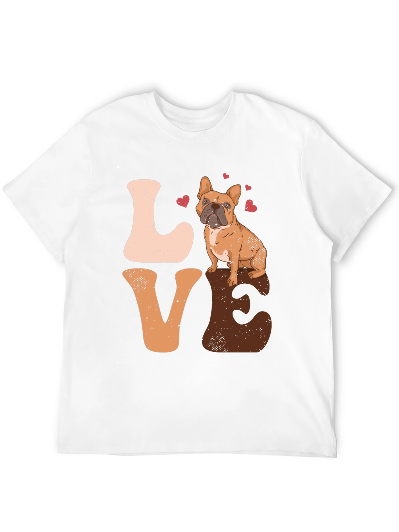 French Bulldog LOVE Graphic Tee
