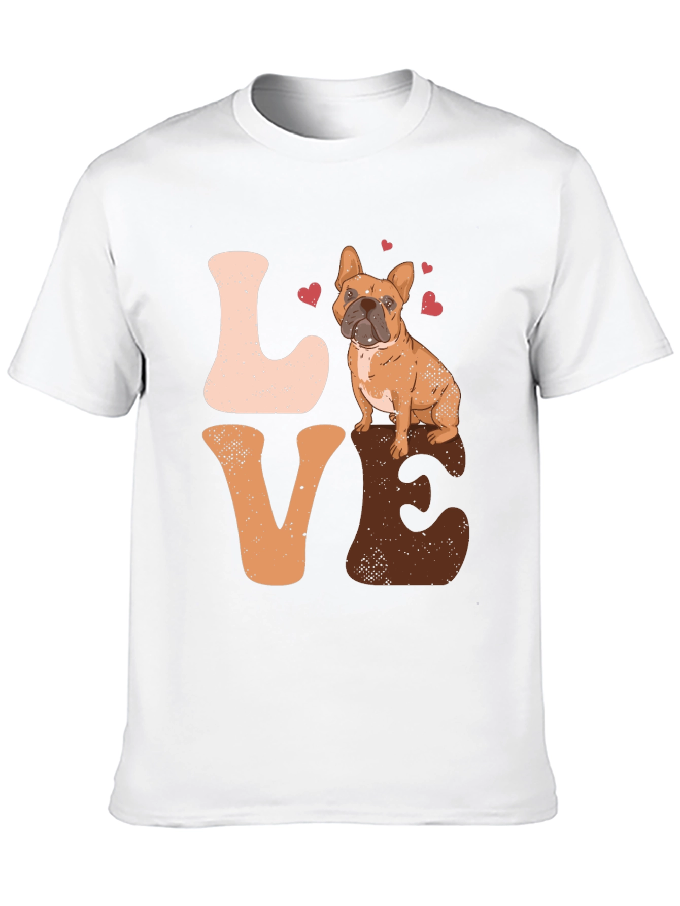 French Bulldog LOVE Graphic Tee