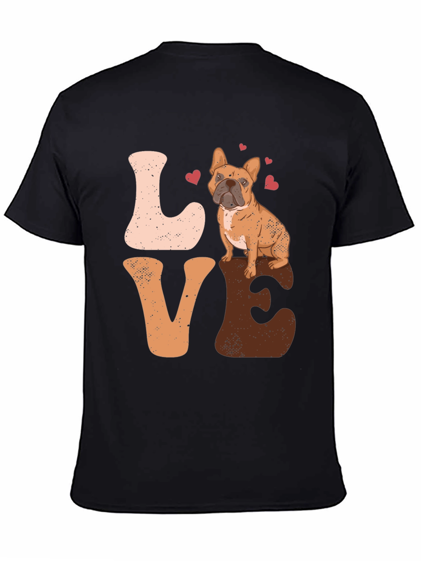 French Bulldog LOVE Graphic Tee
