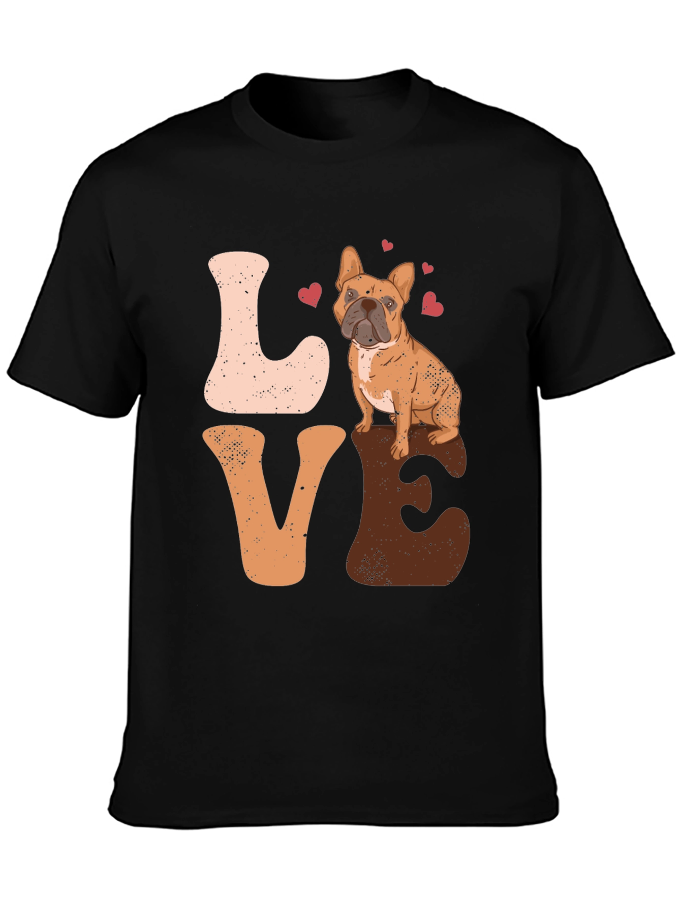 French Bulldog LOVE Graphic Tee