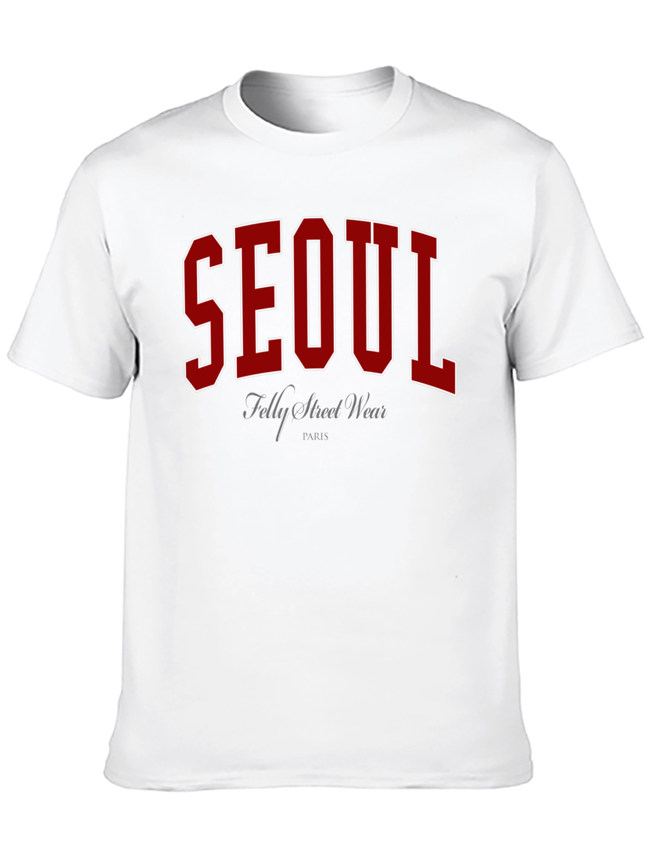 Seoul Graphic Print Black T-Shirt
