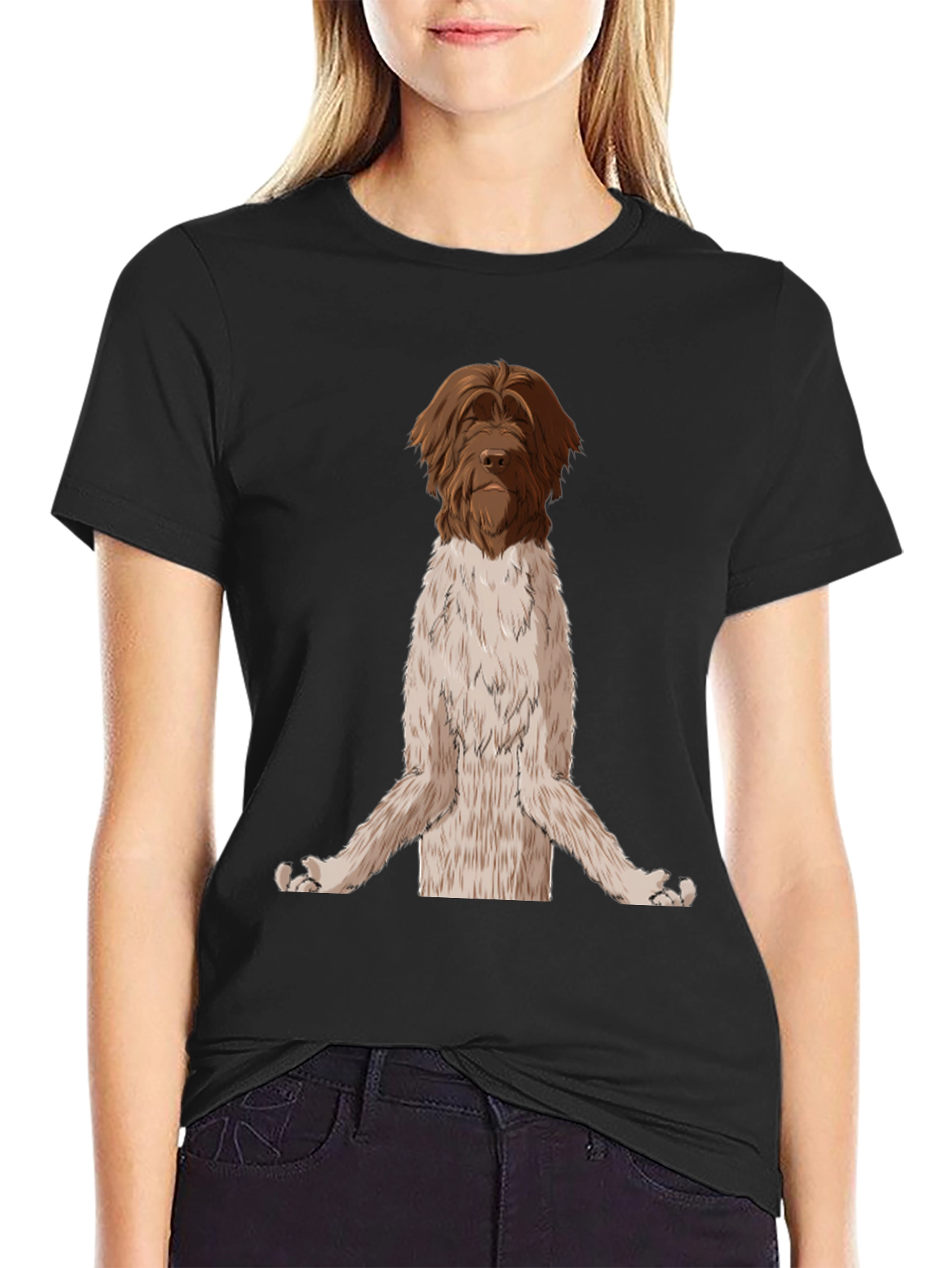 Zen Dog T-Shirt - Meditating Griffon