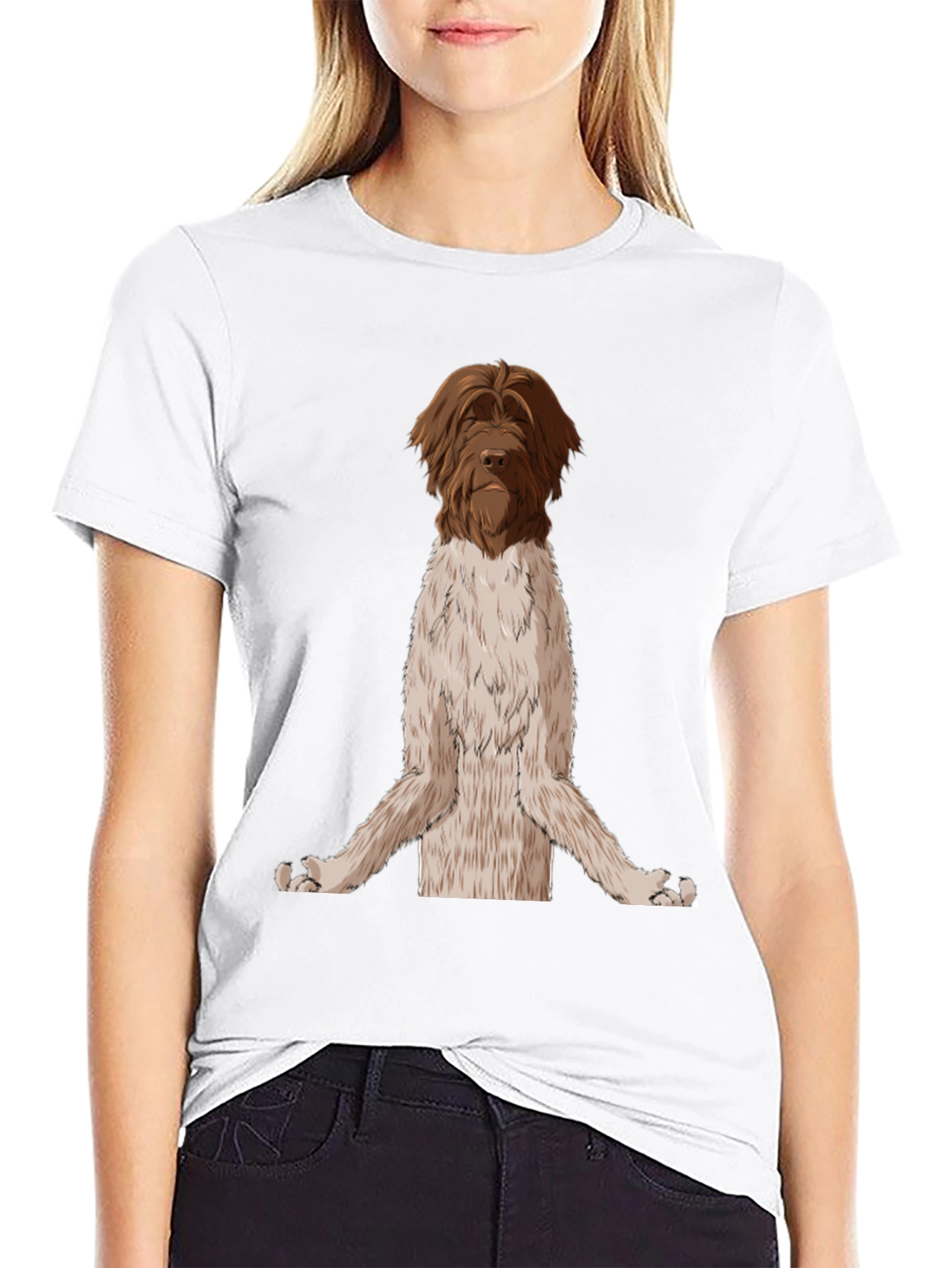 Zen Dog T-Shirt - Meditating Griffon