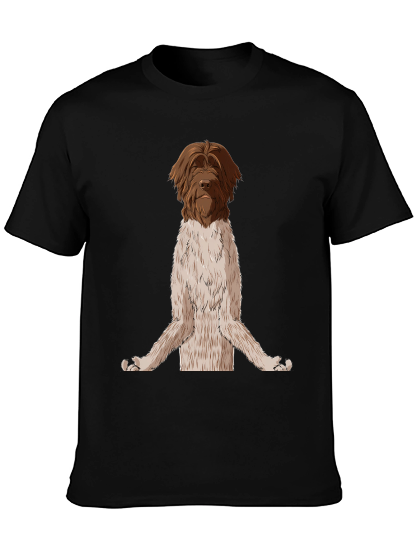 Zen Dog T-Shirt - Meditating Griffon