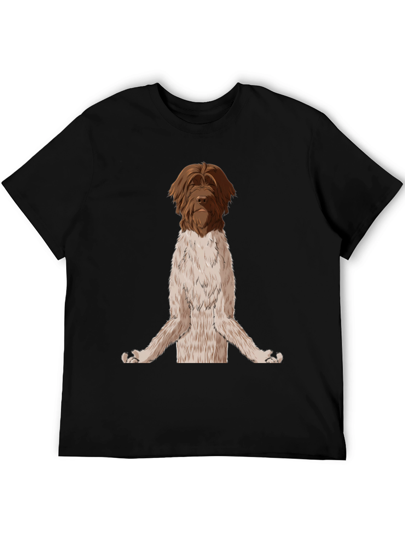 Zen Dog T-Shirt - Meditating Griffon