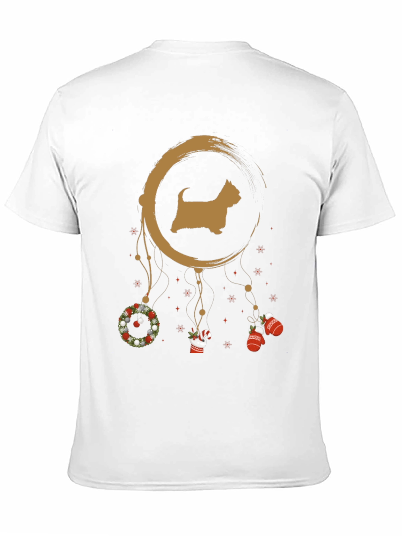 Dog Dreamcatcher Graphic Tee - Black