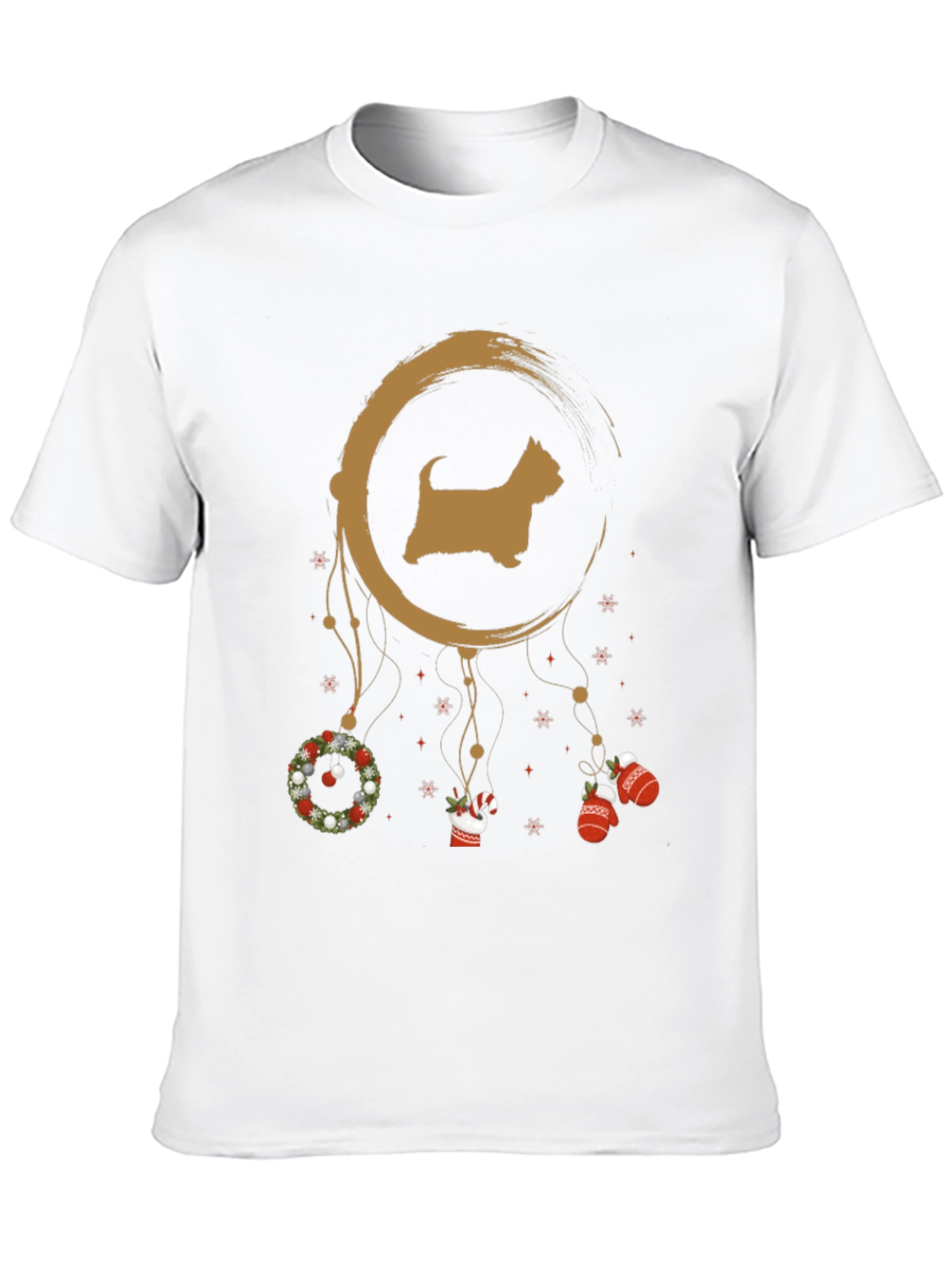 Dog Dreamcatcher Graphic Tee - Black