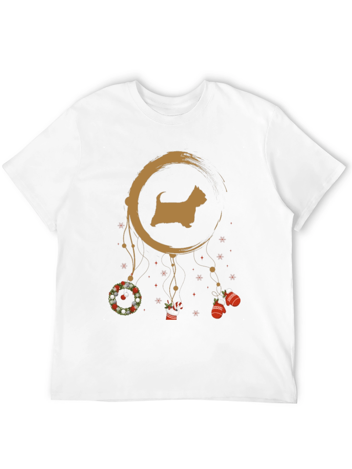 Dog Dreamcatcher Graphic Tee - Black