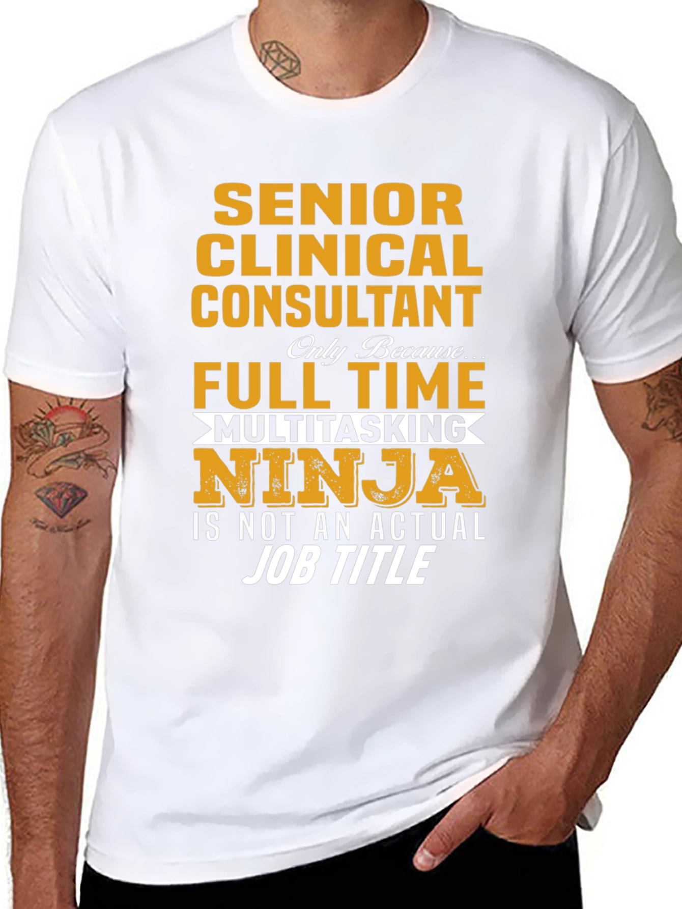Senior Clinical Consultant Multitasking Ninja T-Shirt