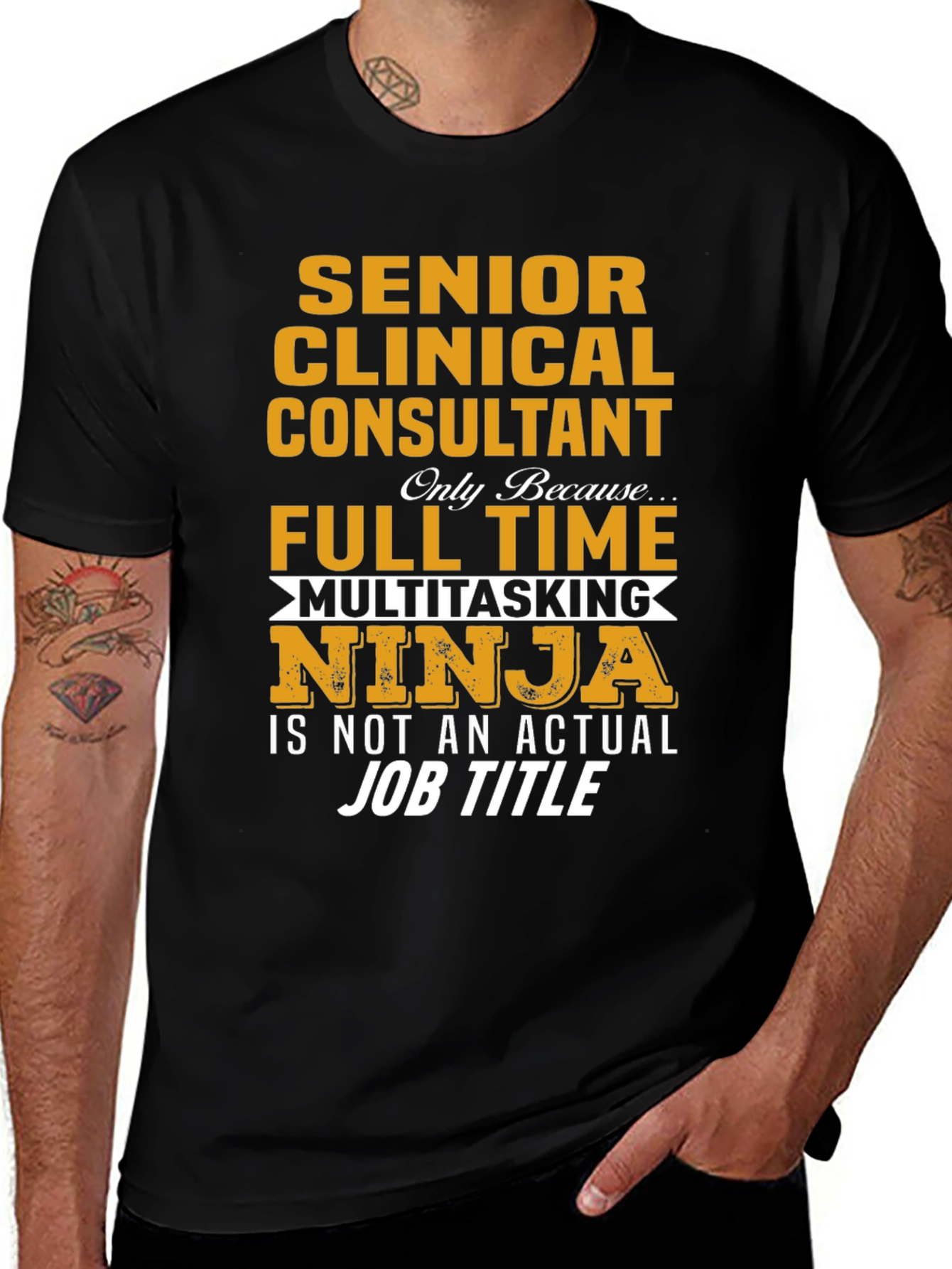 Senior Clinical Consultant Multitasking Ninja T-Shirt