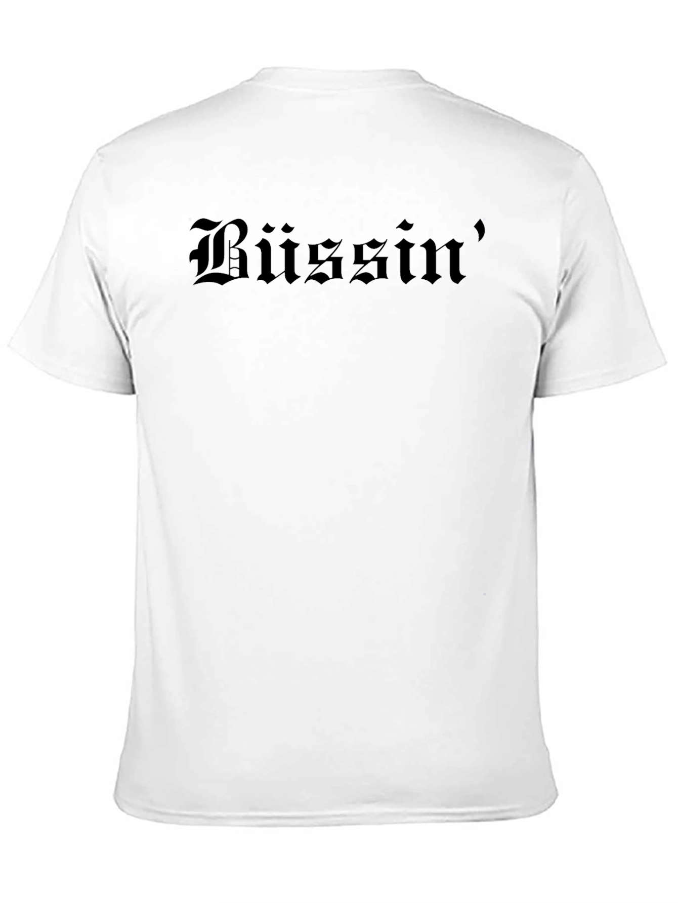 Mens Black Biissin Graphic T-Shirt