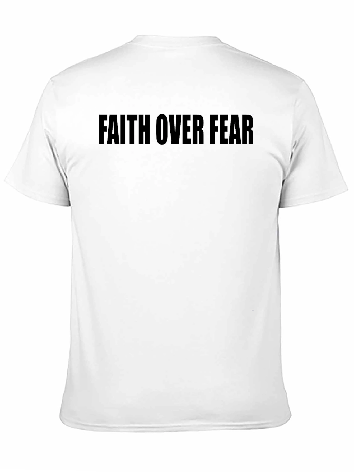 Faith Over Fear Graphic Tee - Black Unisex T-Shirt