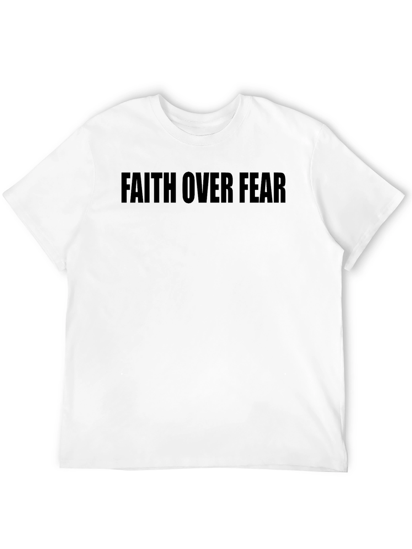 Faith Over Fear Graphic Tee - Black Unisex T-Shirt