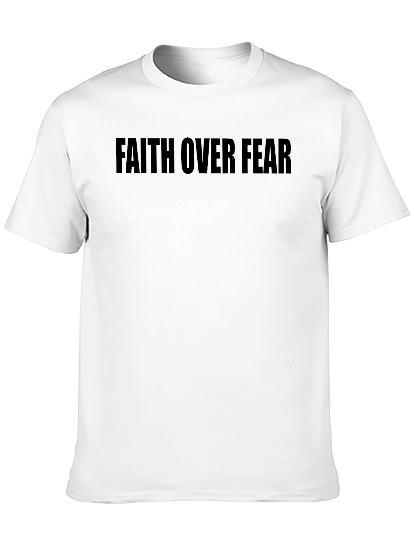 Faith Over Fear Graphic Tee - Black Unisex T-Shirt