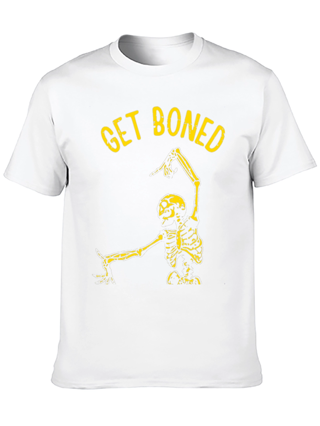 Get Boned Skeleton Graphic Tee - Black