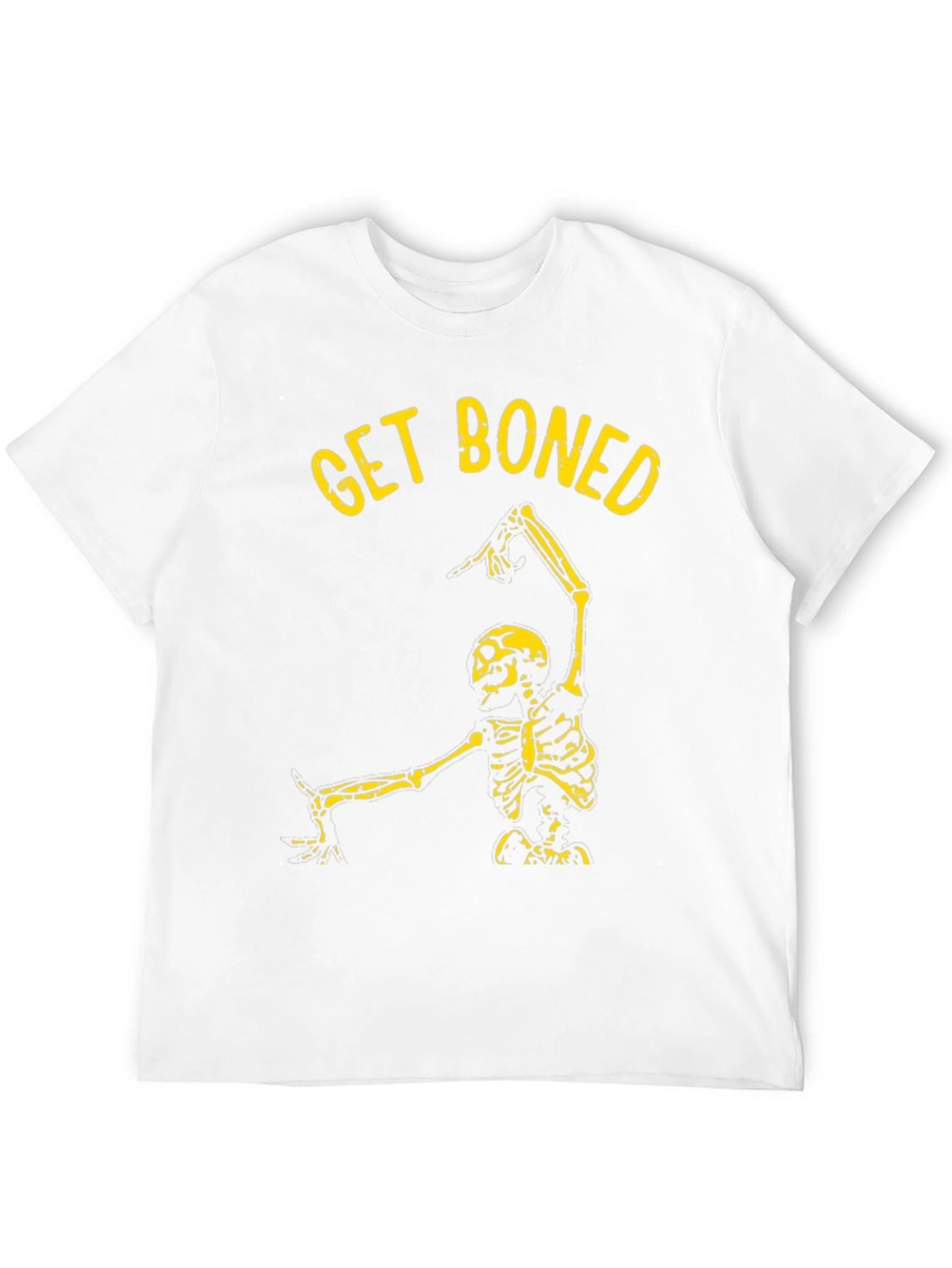 Get Boned Skeleton Graphic Tee - Black
