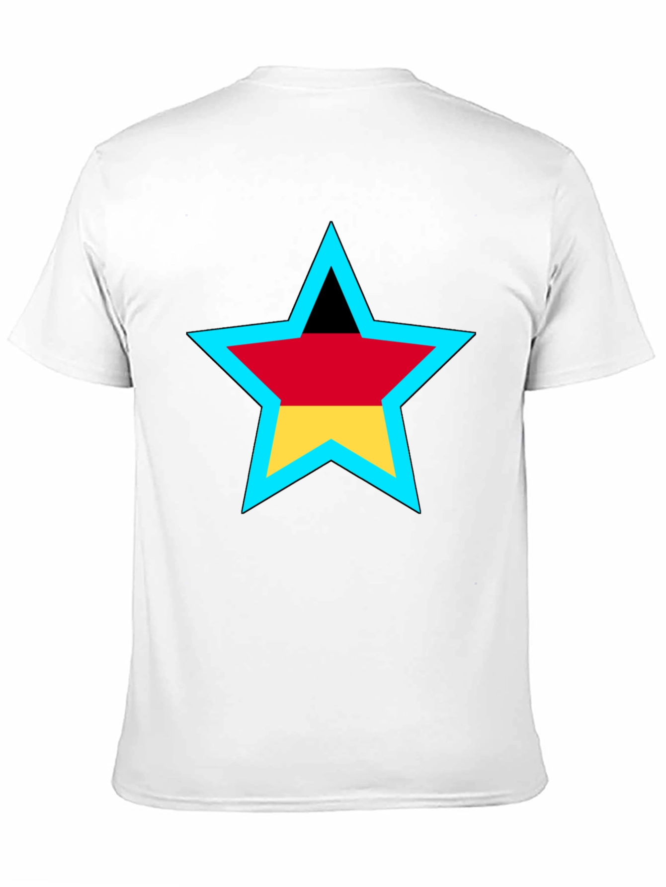 German Flag Star Graphic T-Shirt