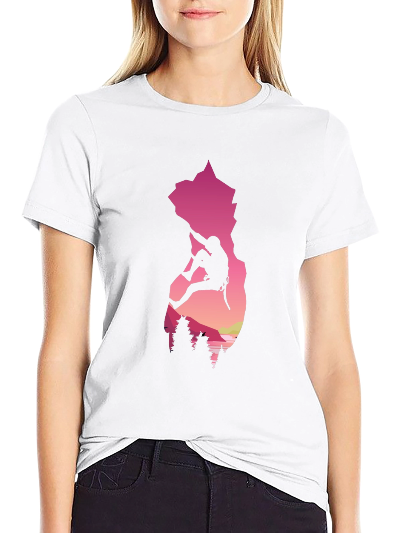Rock Climbing Silhouette T-Shirt