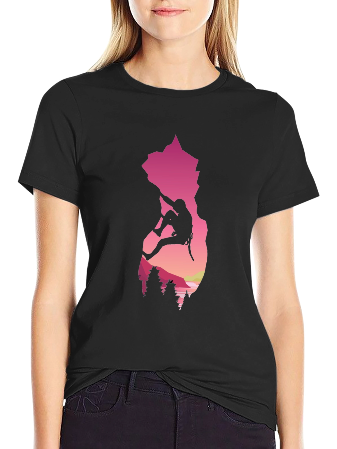 Rock Climbing Silhouette T-Shirt