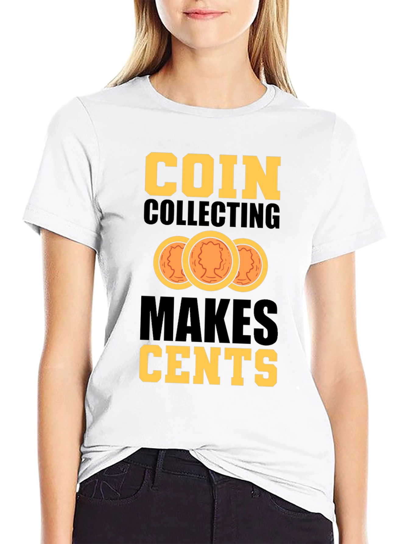 Coin Collecting Makes Cents Graphic T-Shirt