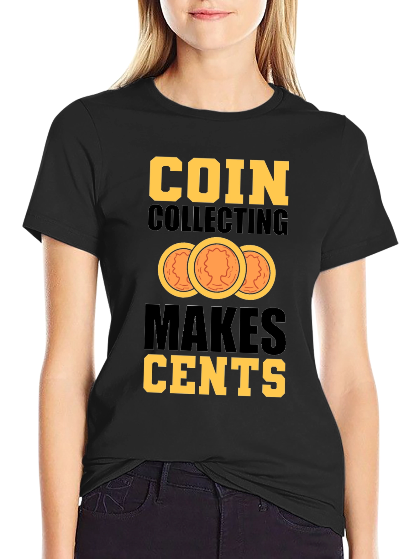 Coin Collecting Makes Cents Graphic T-Shirt