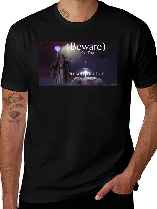 Beware The Witch Doctor Black T-Shirt