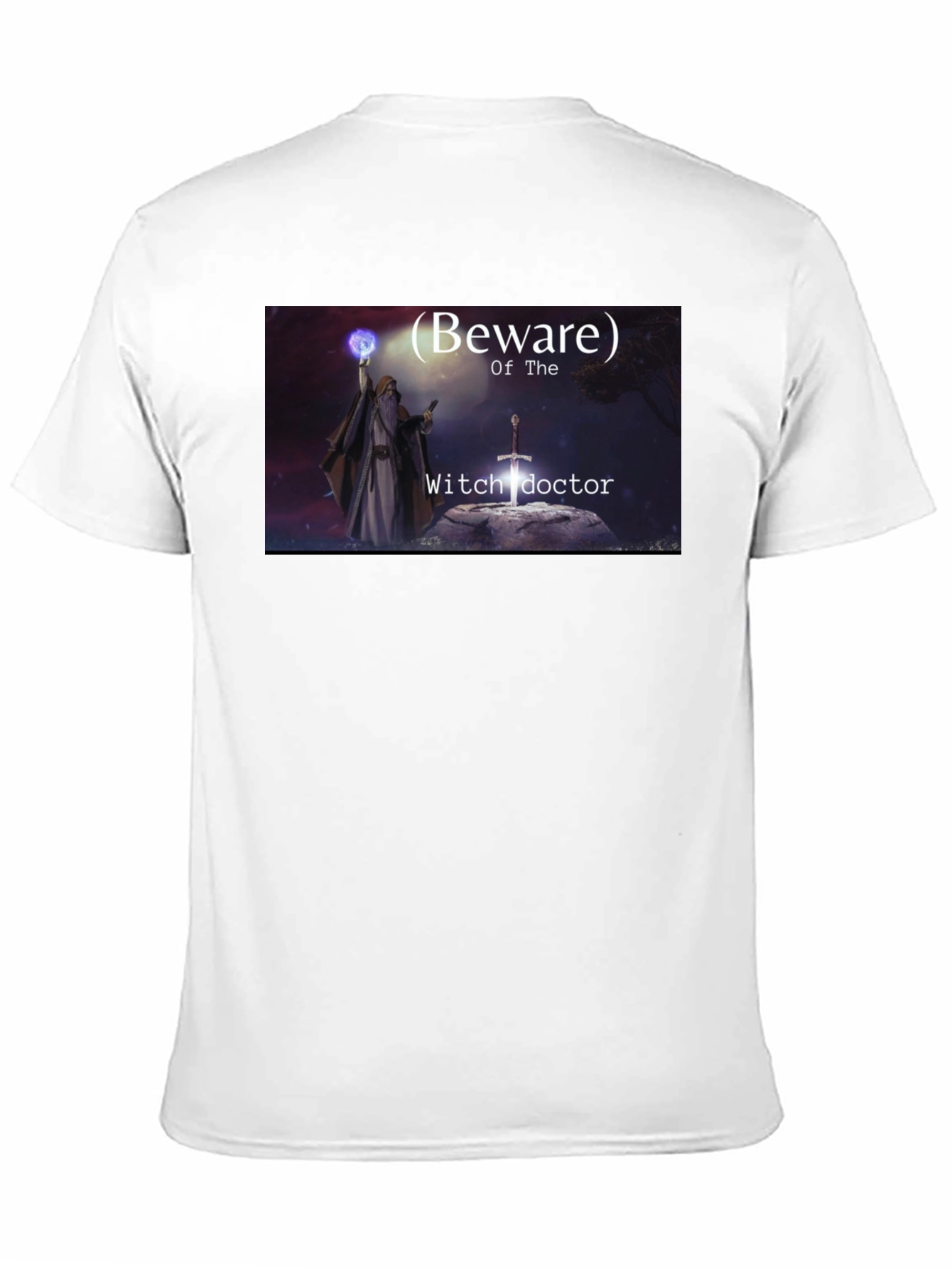 Beware The Witch Doctor Black T-Shirt