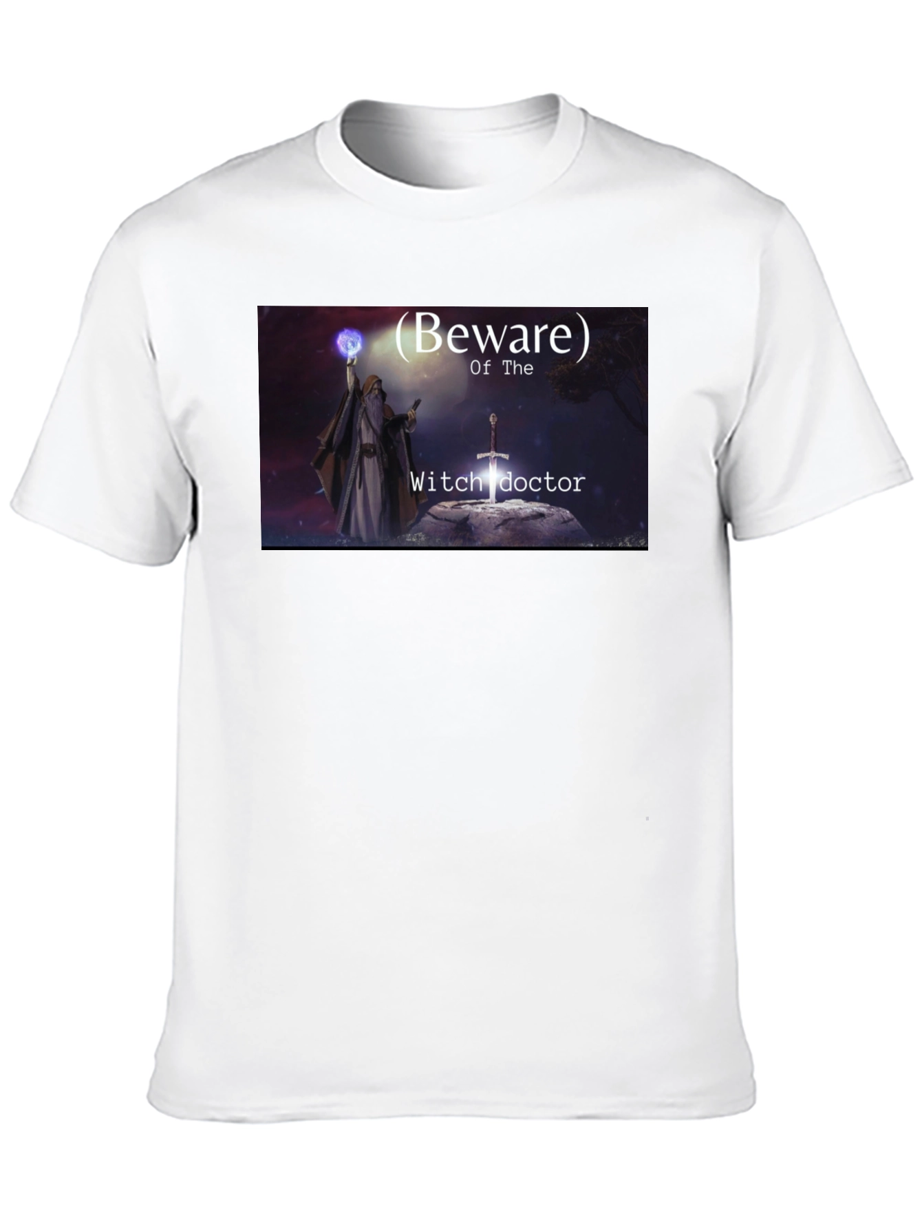 Beware The Witch Doctor Black T-Shirt