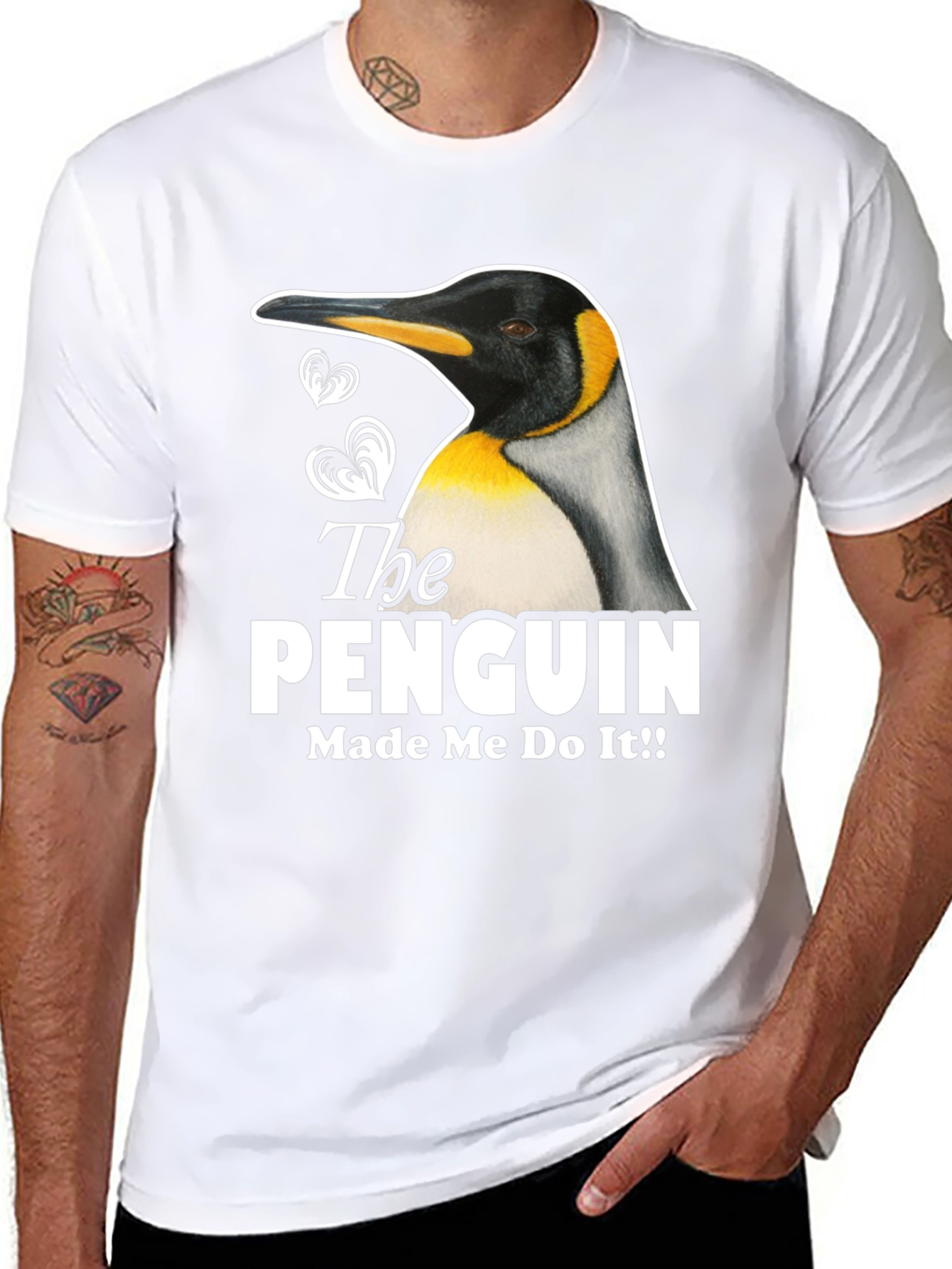 Penguin Made Me Do It T-Shirt