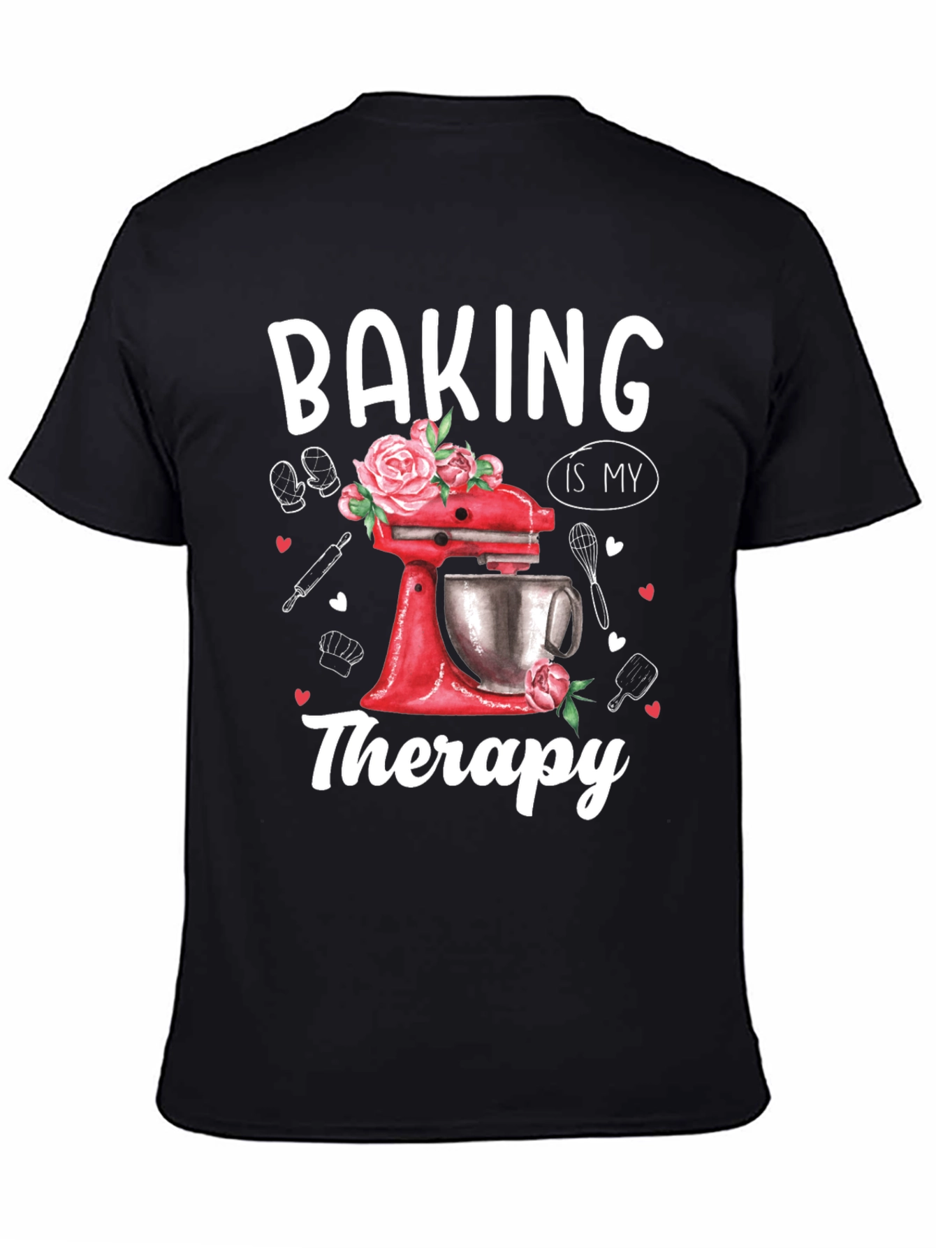 Baking is My Therapy Graphic T-Shirt