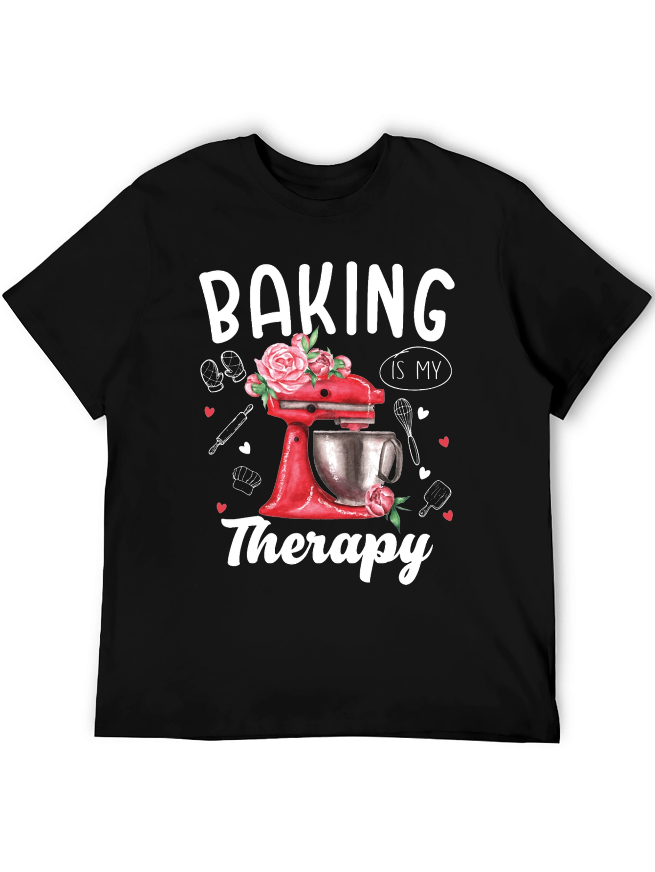 Baking is My Therapy Graphic T-Shirt