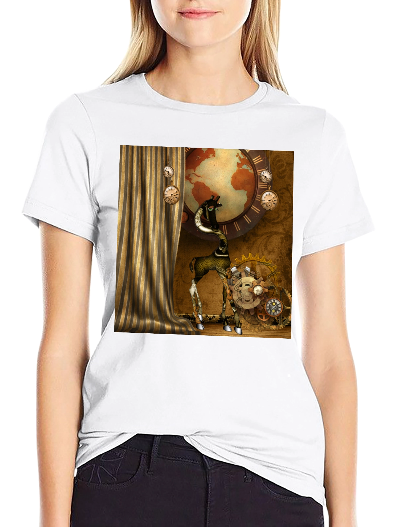 Steampunk Giraffe T-Shirt