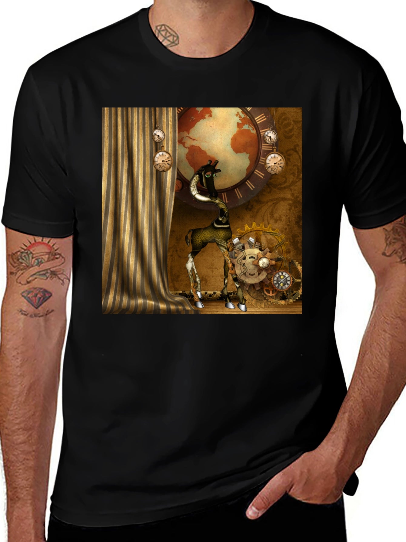 Steampunk Giraffe T-Shirt
