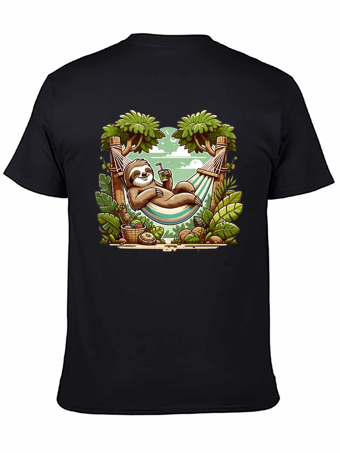 Relaxed Sloth Hammock Graphic Tee