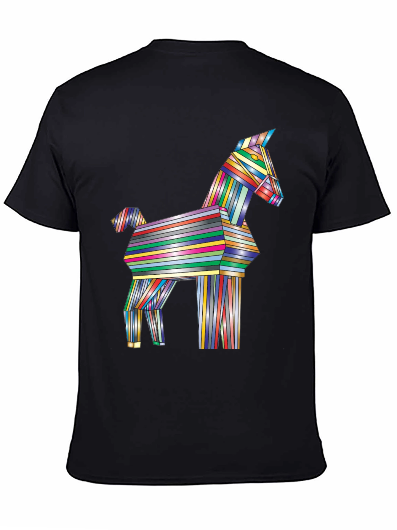 Geometric Origami Horse Graphic Tee
