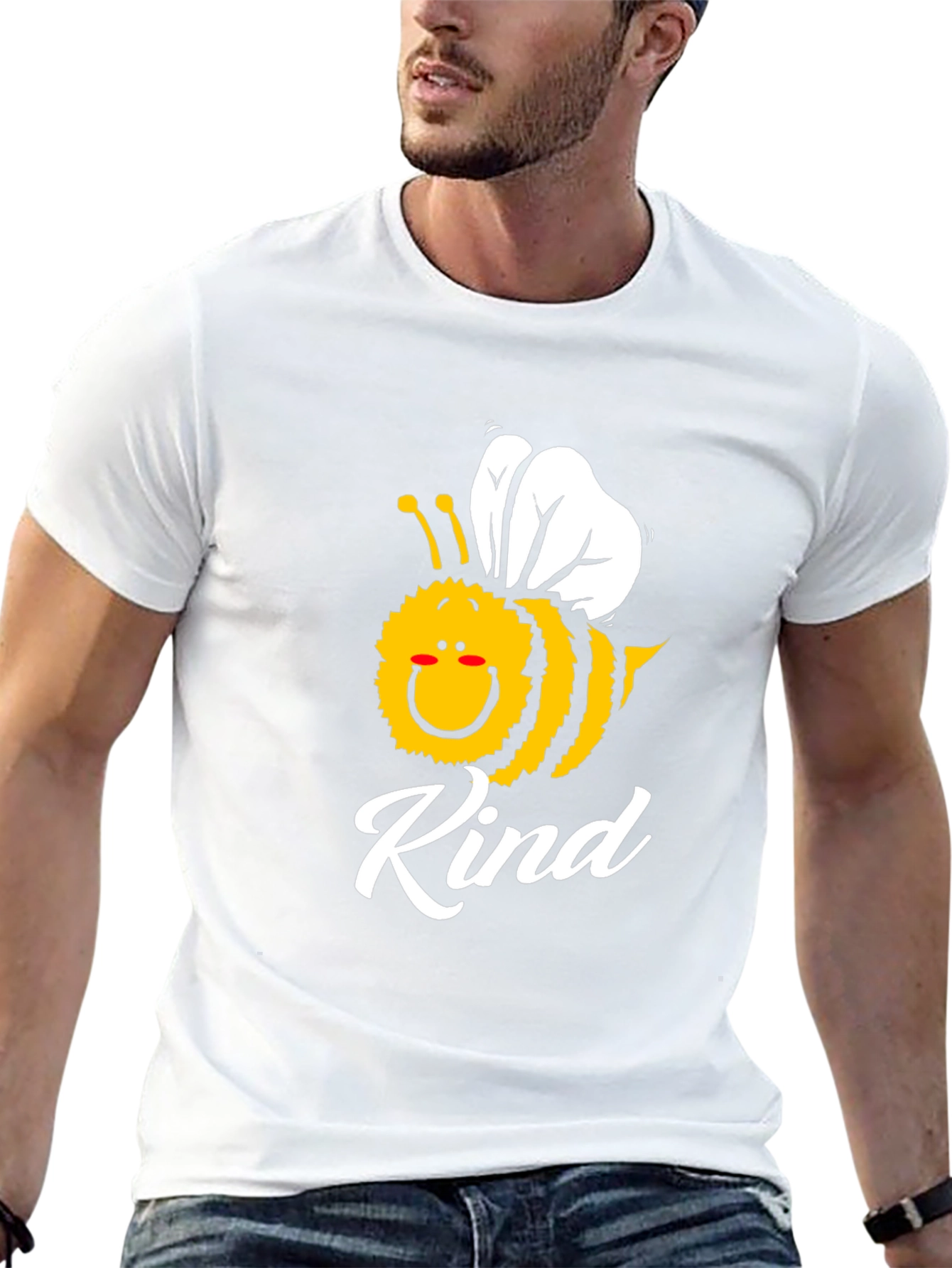Bee Kind T-Shirt - Mens Black Graphic Tee