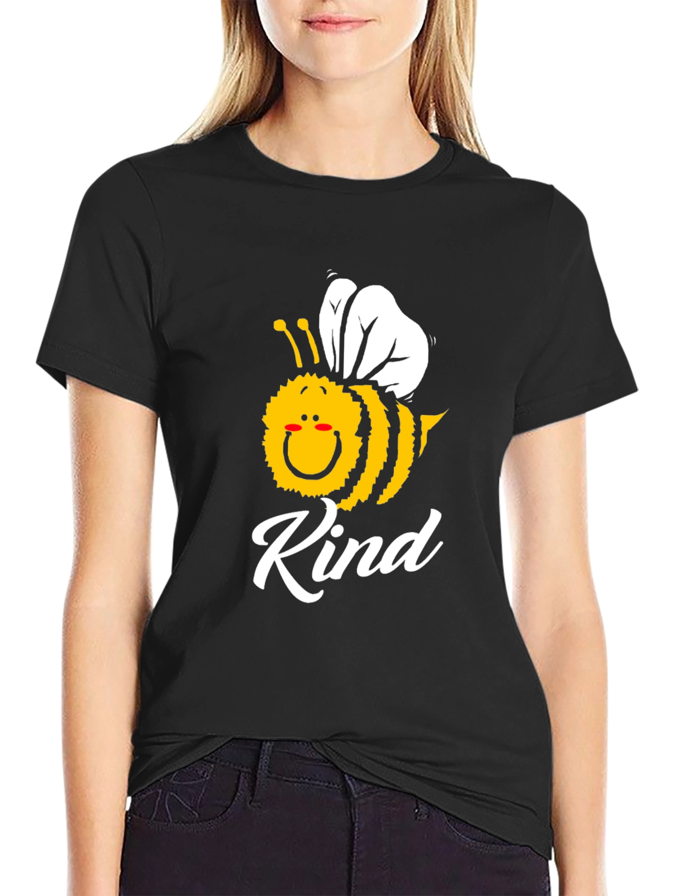 Bee Kind T-Shirt - Mens Black Graphic Tee