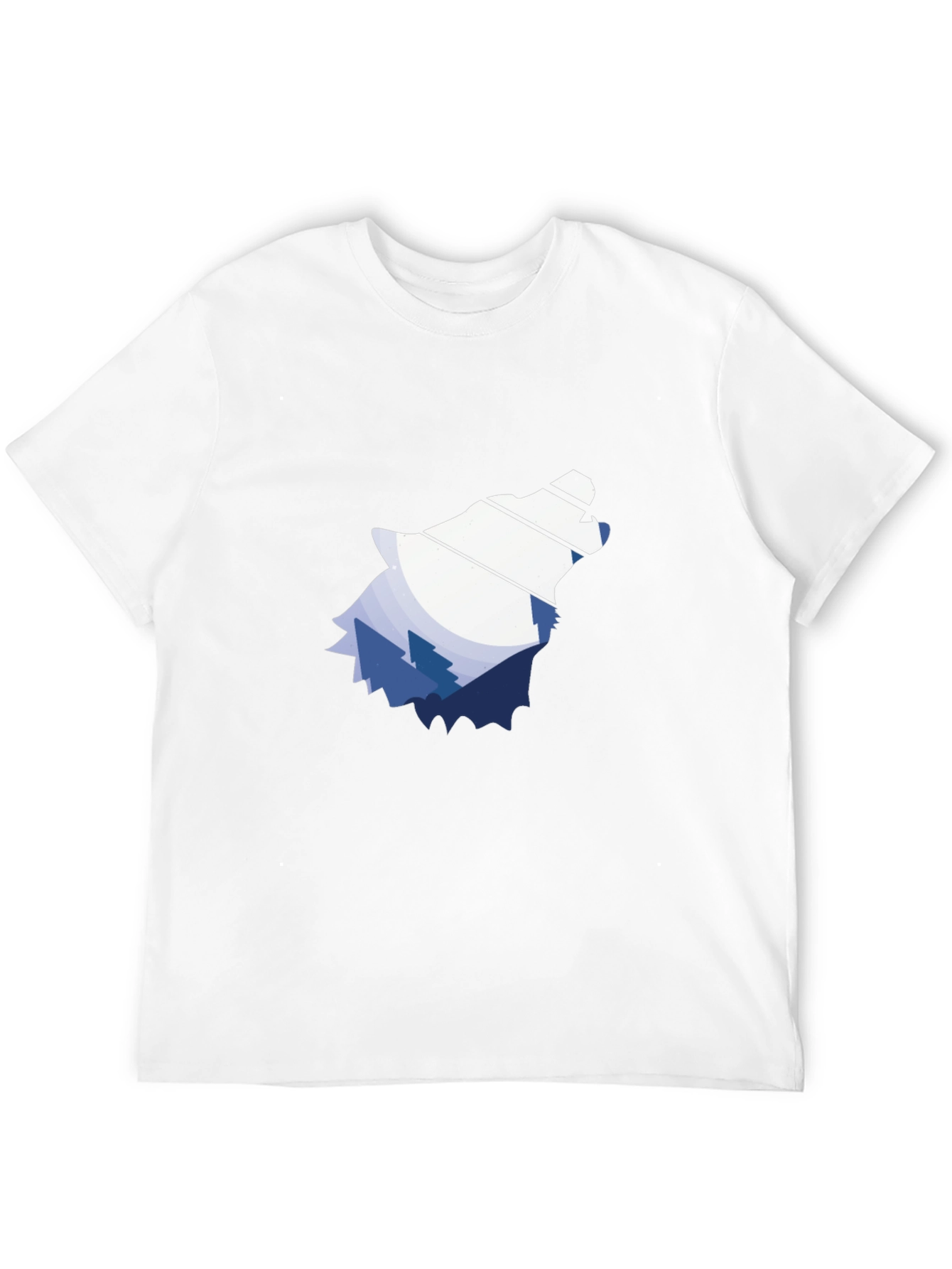 Wolf Mountain Graphic Tee - Stylish Nature Design