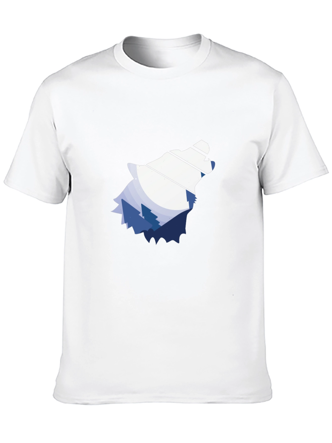 Wolf Mountain Graphic Tee - Stylish Nature Design