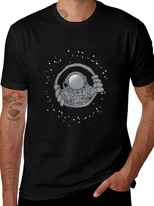 Astronaut Graphic T-Shirt - Space Explorer Design