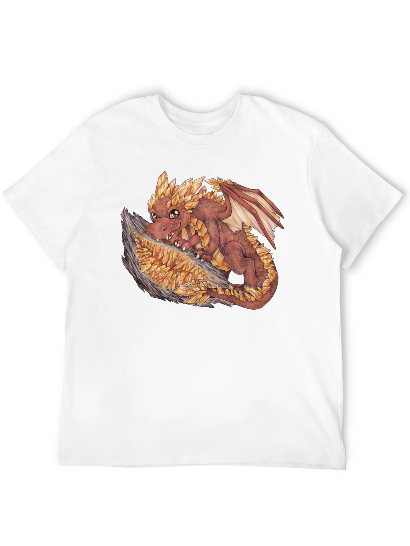 Crystal Dragon T-Shirt - Unique Graphic Tee