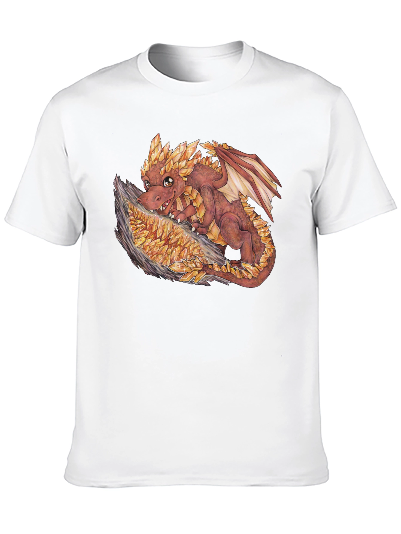 Crystal Dragon T-Shirt - Unique Graphic Tee