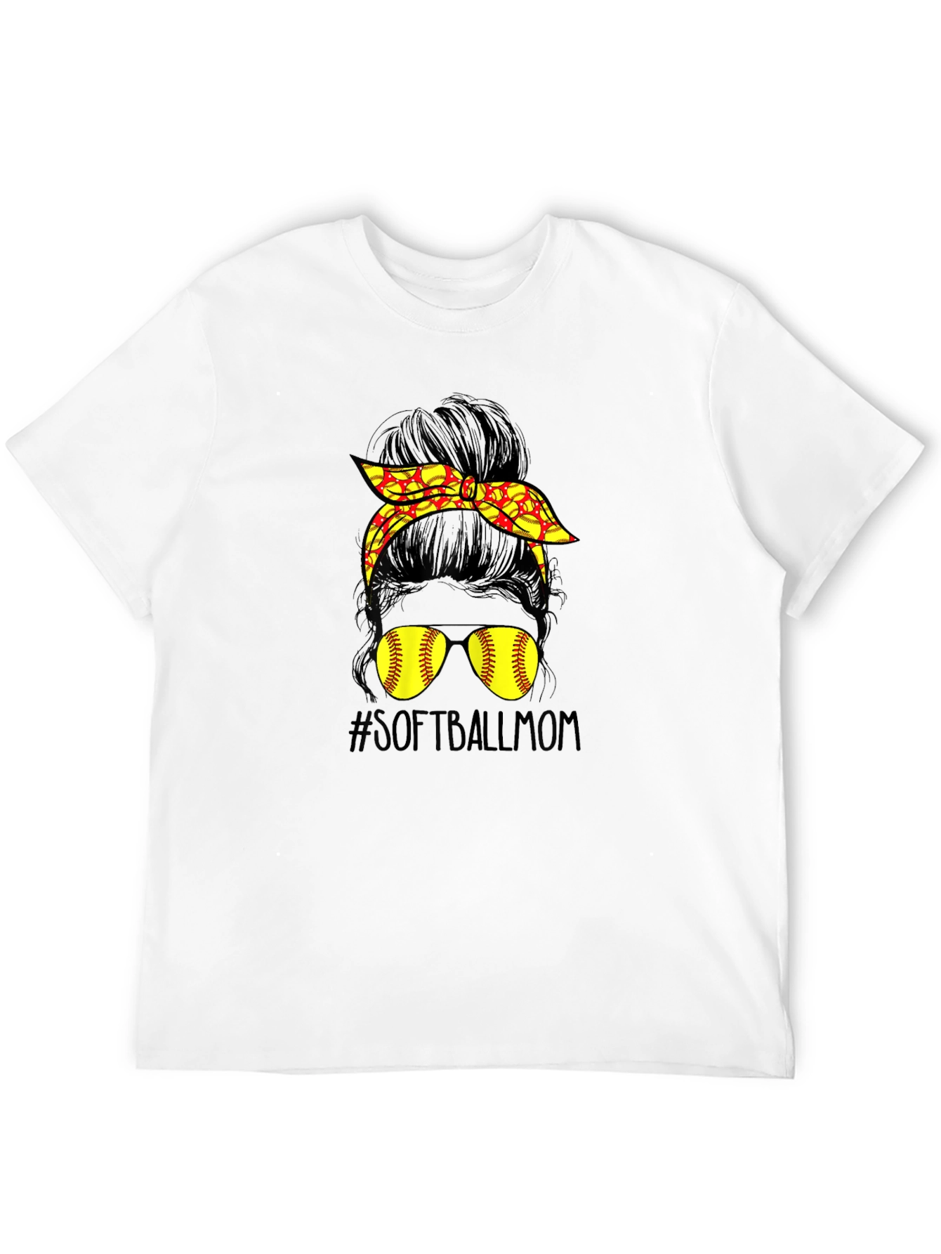 Softball Mom Graphic T-Shirt