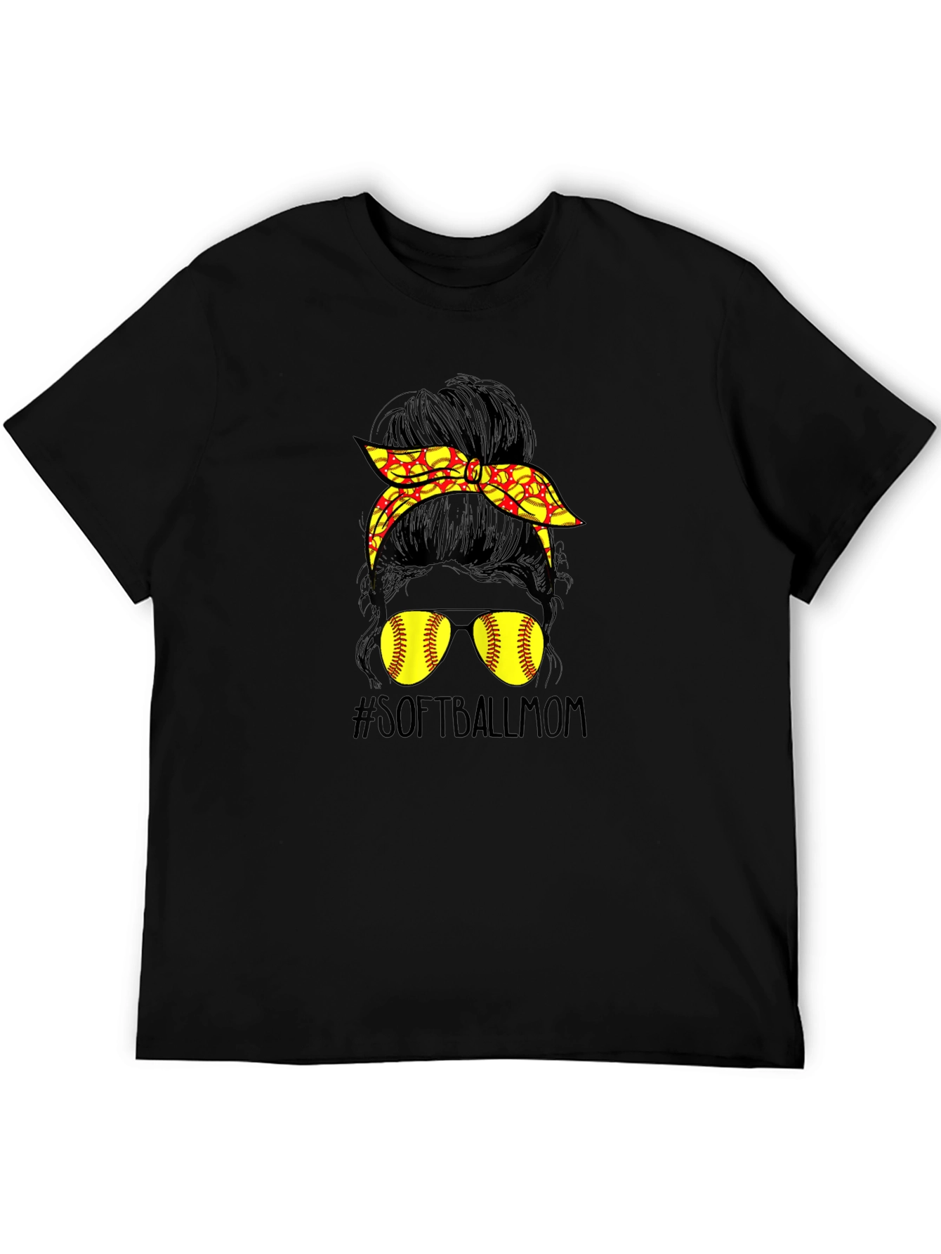 Softball Mom Graphic T-Shirt