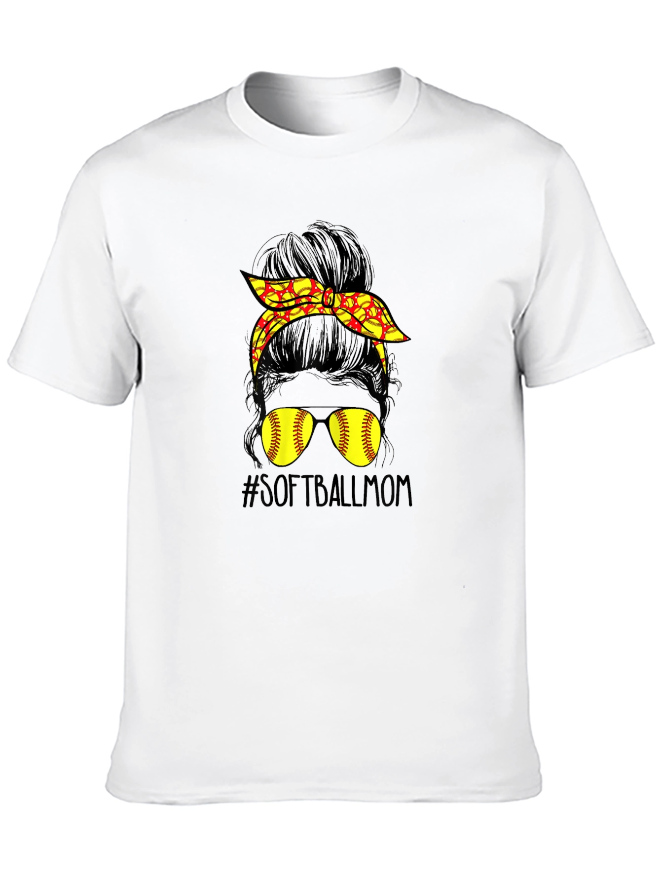 Softball Mom Graphic T-Shirt