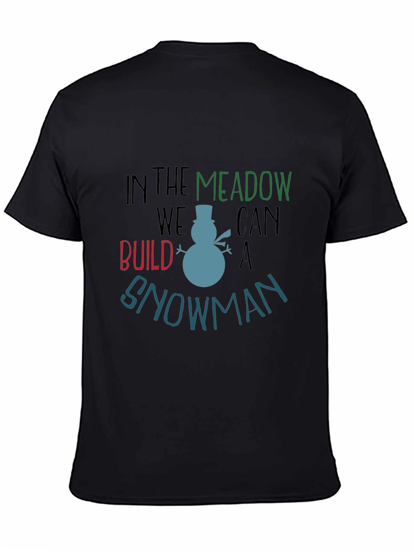 Winter Fun Graphic Tee: Snowman Build