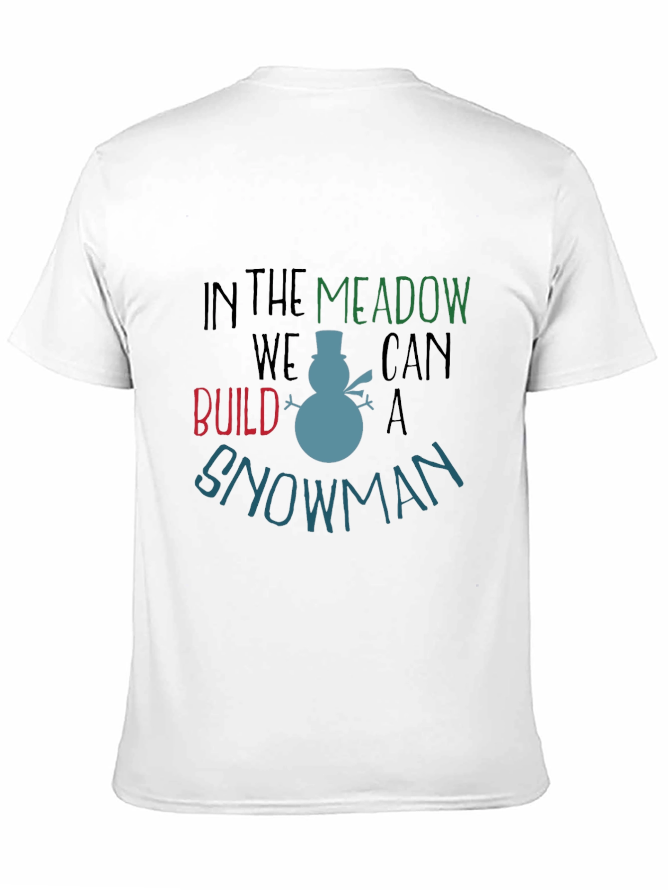 Winter Fun Graphic Tee: Snowman Build