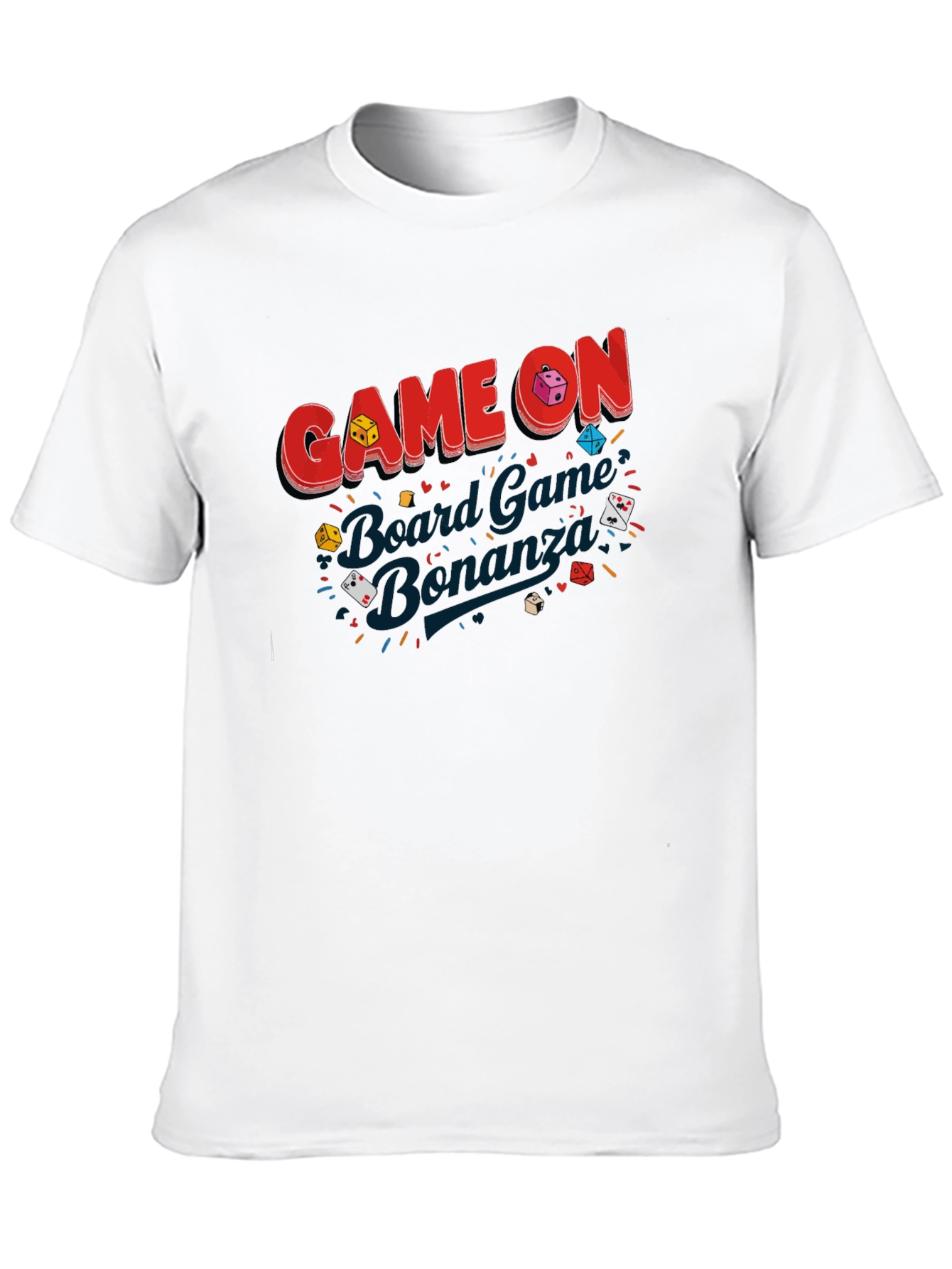 Game On Board Game Bonanza Black T-Shirt